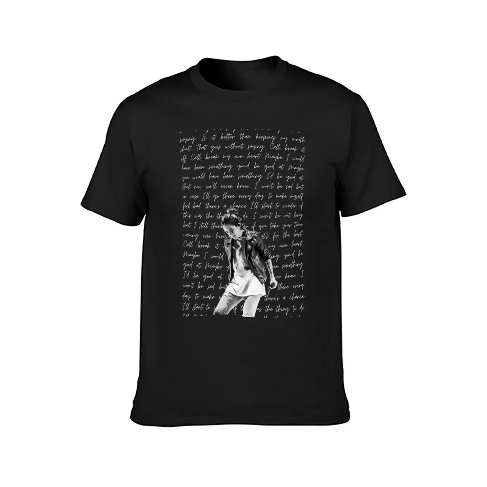 Tegan & Sara - Tegan Quin (Call It Off Lyrics) Black Version T-Shirt blanks sweat shirts, men