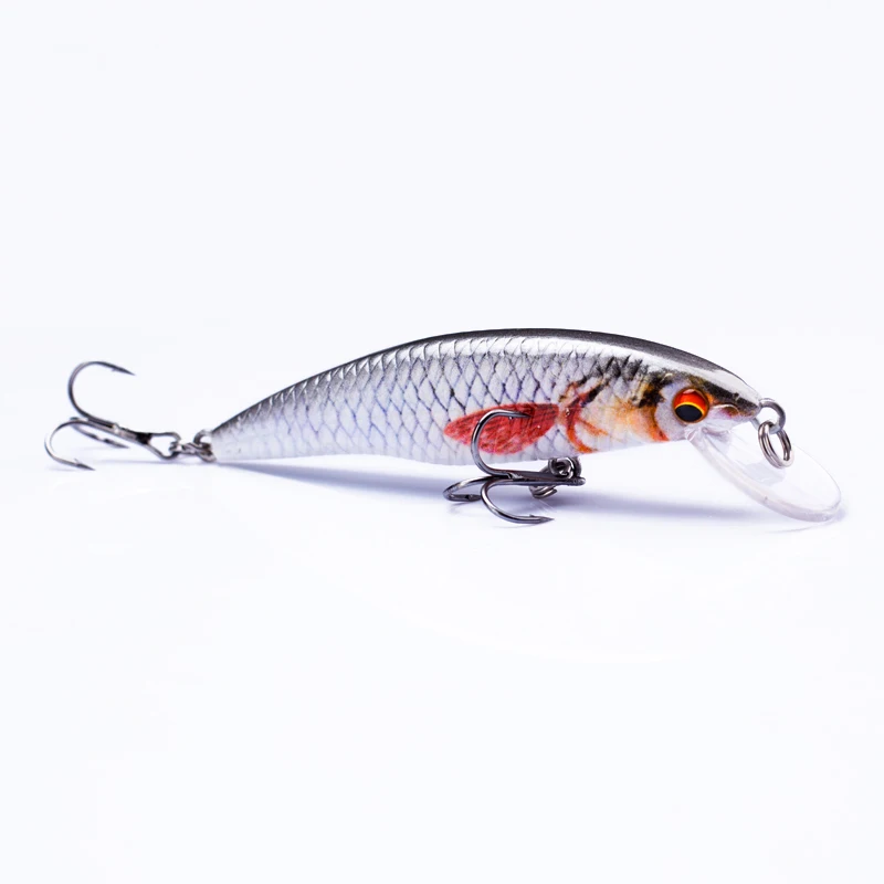 Agoie 78mm/7g Minnow Fishing Lure Sztuczny wobler Bionic Hard Crank Bait Swimbait Fish Crankbait Tackle Lures Floating — zdjęcie 2