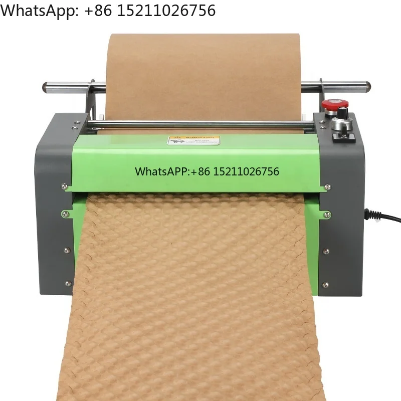 

Paper Bubble Machine Pad Dispenser Cushion Void Fill Making Automatic Pressing Pad Cushion Packaging for Shipping