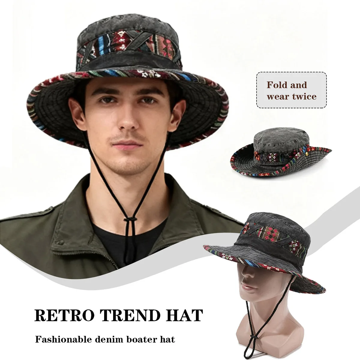 chapeu-de-pescador-jeans-da-moda-com-borda-desgastada-vintage-para-homens-chapeu-de-balde-desgastado-lavado-simples-chapeu-de-balde-de-guarda-sol-de-verao-ao-ar-livre-para-pesca-e-caminhadas