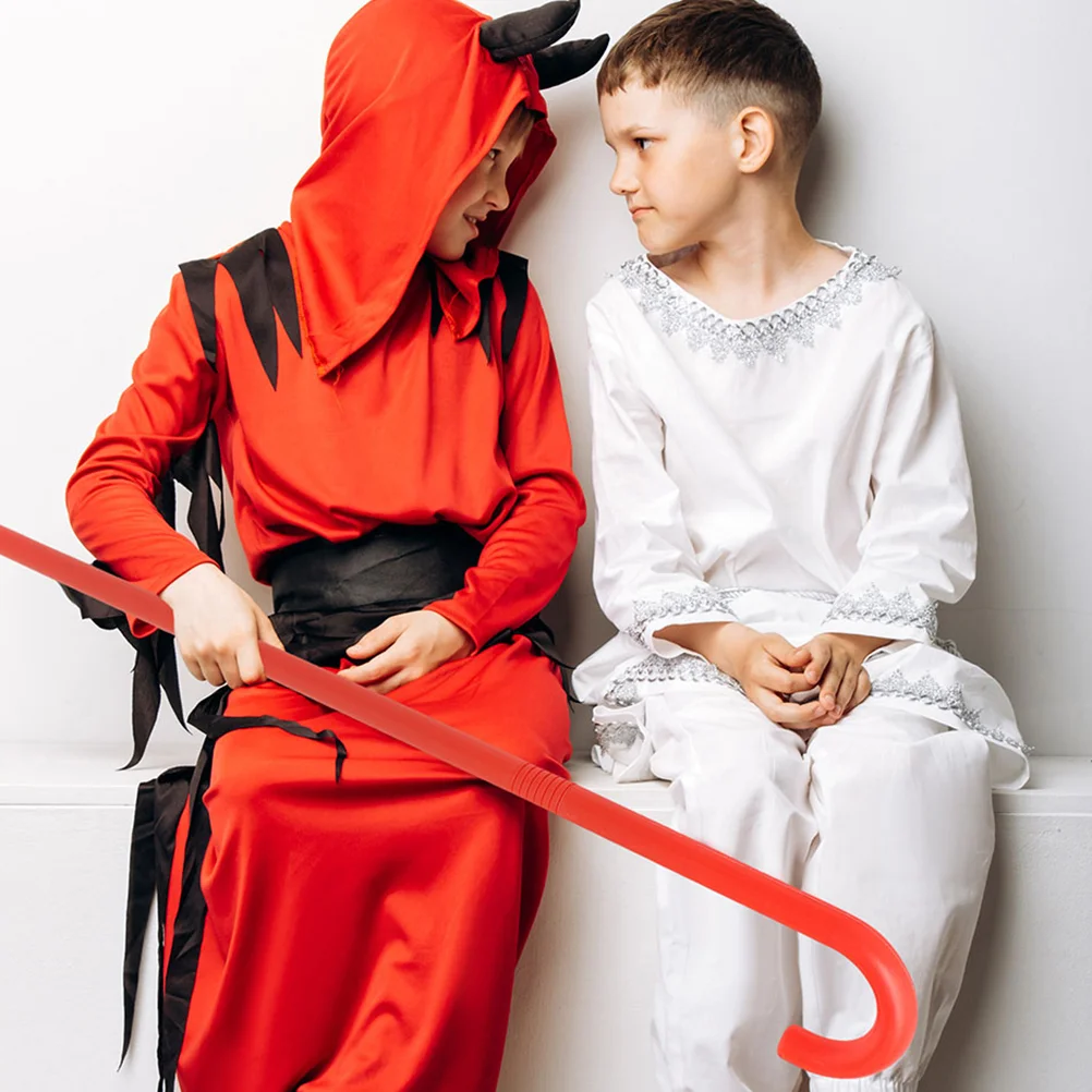 

2 Pcs Halloween Wand Costume Accessory Cane Decor Cosplay Prop Dress Up Walking Sticks