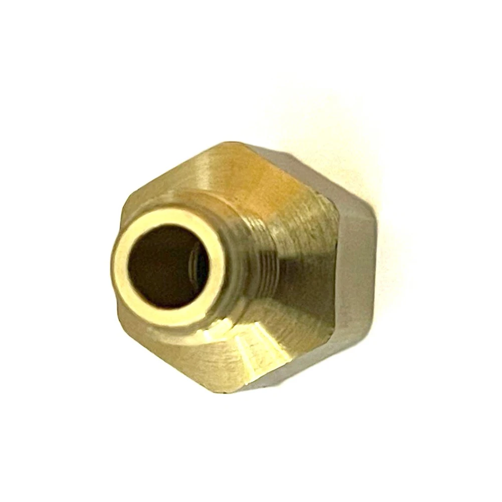 Smooth and Reliable Quick Coupling R410 Adapter for Automotive Brass Adapters Male 1/4 SAE to Female 5/16 SAE (2Pcs)