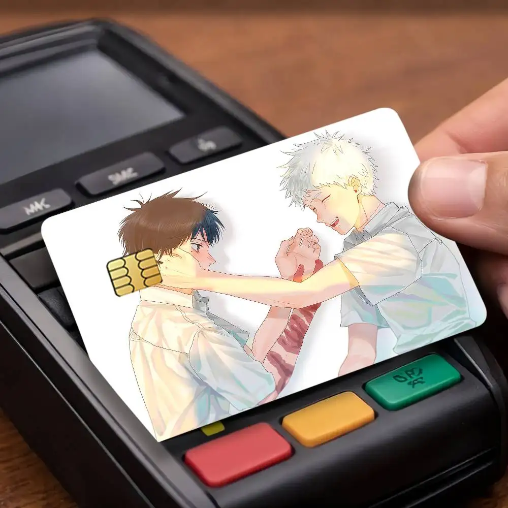 Cute The S-Summer H-Hikaru Died Credit Card Stickers Skin For Bank Debit Decorative Protection Scratch-resistant Gift 4PCS