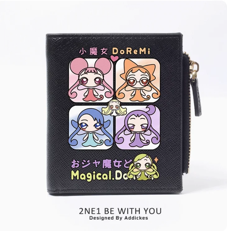 Anime Magical Doremi Fashion Wallet PU Purse Card Coin Zipper Money Bag Cosplay Gift B333