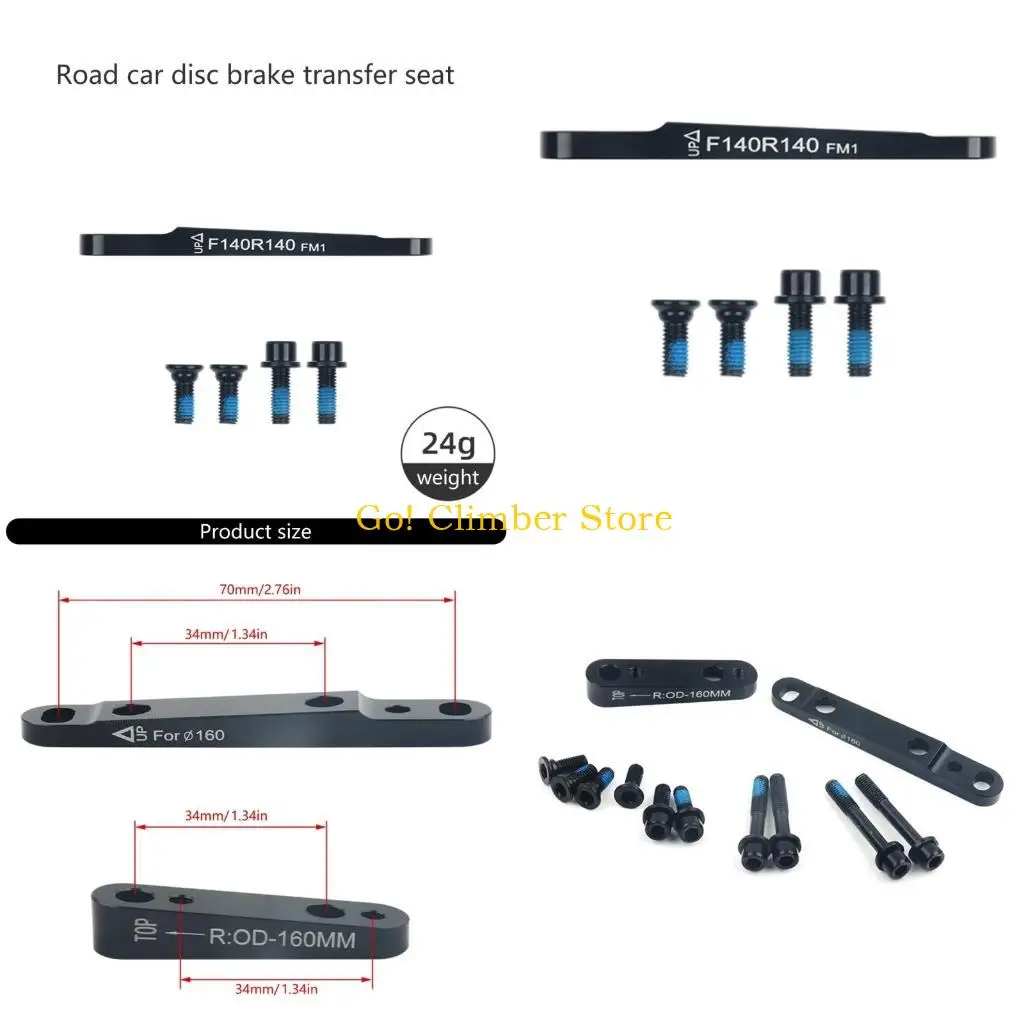 

Q84C Aluminum Alloys Front Rear Directly Mount Brake Adapter Suit Bike Brakes Part