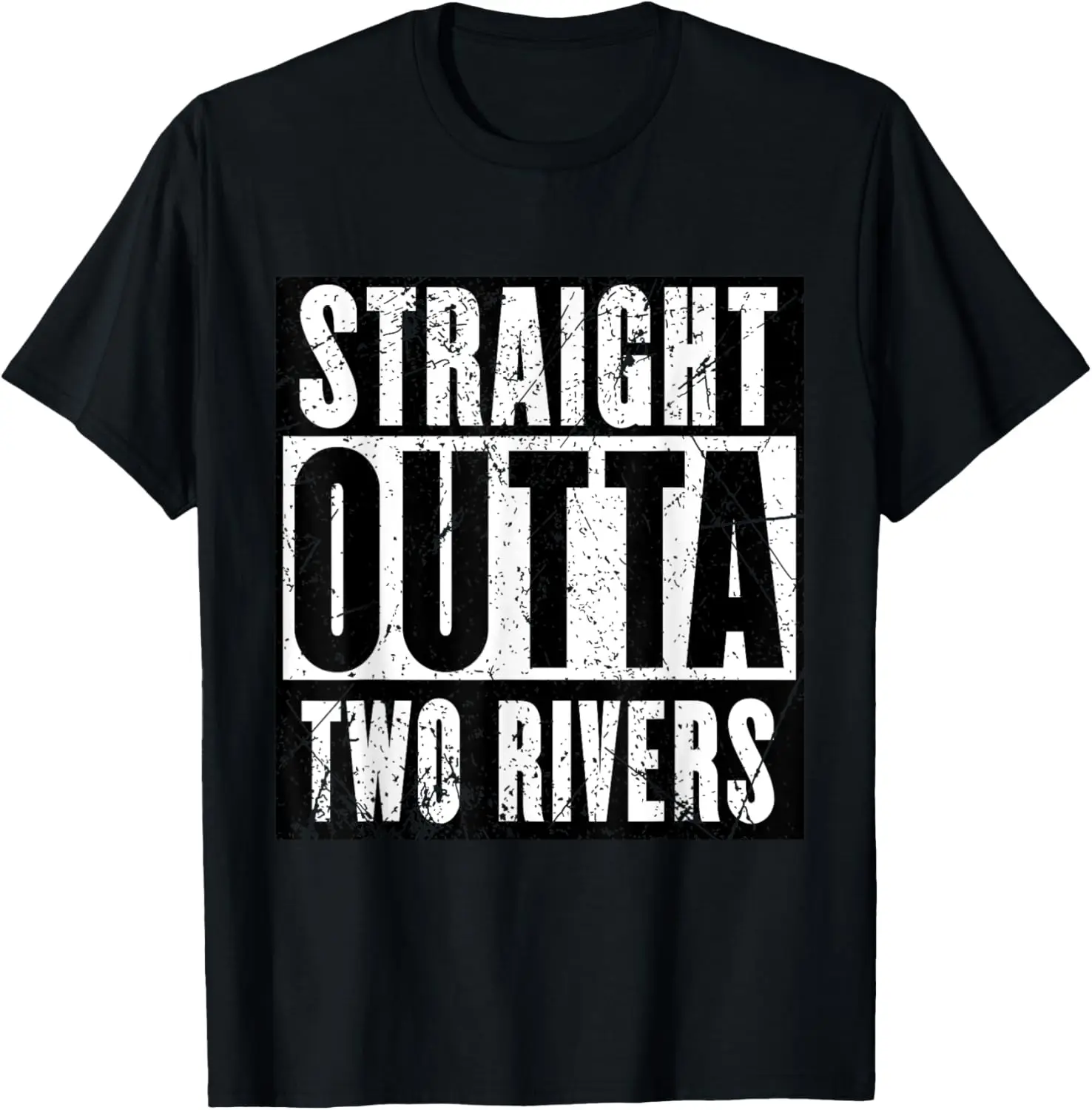 

Wheel of Time Straight Outta Two Rivers Distressed T-Shirt