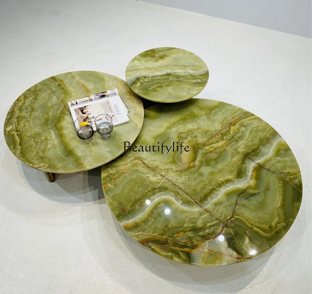 

01 -*Sapphire natural marble coffee table