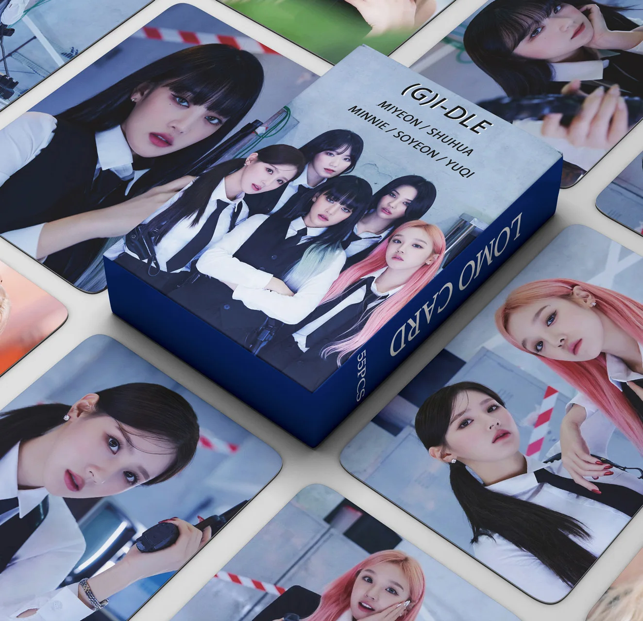 GIDLE Photo Ye Shuhua, Song Yuqi, Tian Xiaojuan, cartolina periferica, carta LOMO