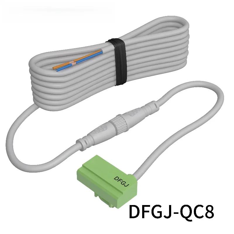 Interruptor de inducción magnética DFGJ-QC8-TZ2 impermeable IP68 con conector rápido M8