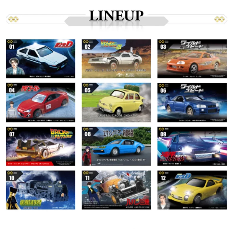 

Tomica Premium Unlimited Lupin The 3rd Castle of Cagliostro Fiat 500 Alloy Car Model Adult Collection Pieces