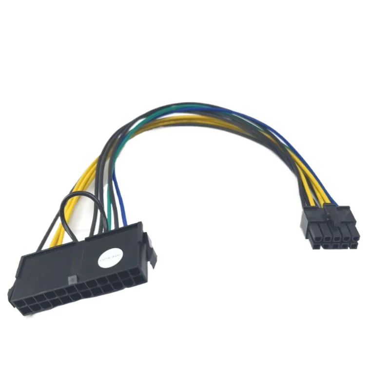 

PSU ATX 24Pin to 10Pin Female to Male Adapter Convert Power Supply Cable Cord 30cm for Lenovo Motherboard 18AWG