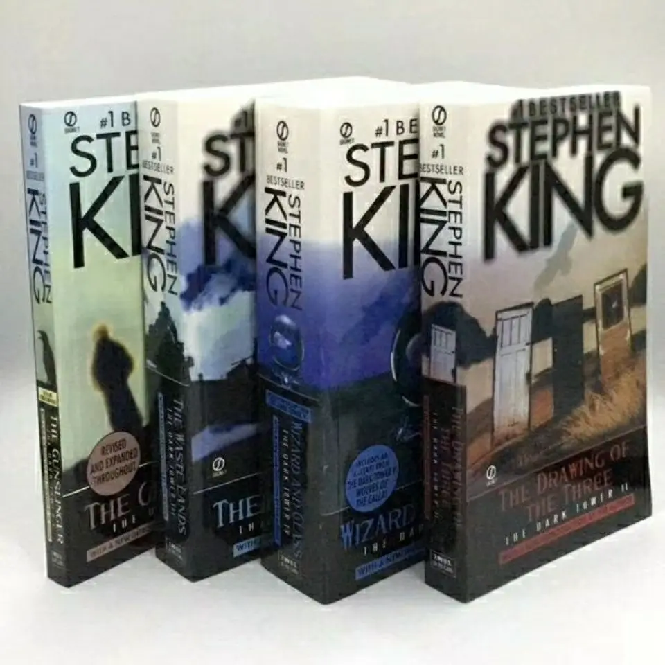 Der dunkle Turm 1-4/lange Fantasy-Roman englische Ausgabe/Werke von stephen edwin king