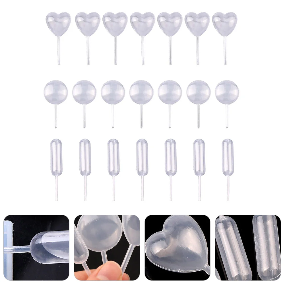 

150 Pcs Jam Pipette Sauce Injection Flat Dropper Straws Liquid Strawberries Pipettes Plastic