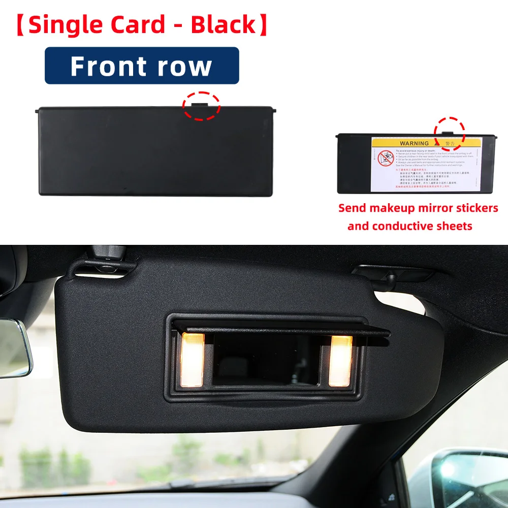 31377714-1 Innenraumzubehör Auto Frontscheiben-Sonnenschutz für Volvo V40 2013-2018 S60 Einzelner Kosmetikspiegel-Abdeckungssatz