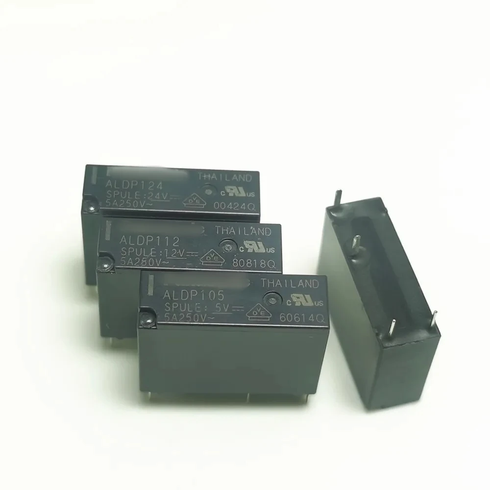 20PCS/Lot  Relay ALDP105 ALDP112 ALDP124 5V 12V 24V  5A 4PIN  A Group Of Normally Open