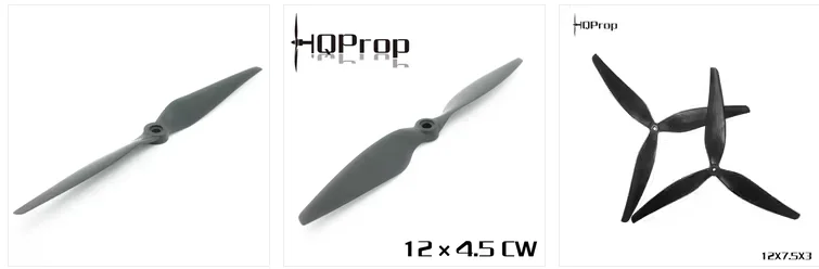 HQ HQPROP Propeller 11/12/13 / 15 inch 11x4.5/7.5 12x6 13x6.5/8/9/12 15X7/10 lots types 2 /3-Blades CCW CW fit RC car airplane