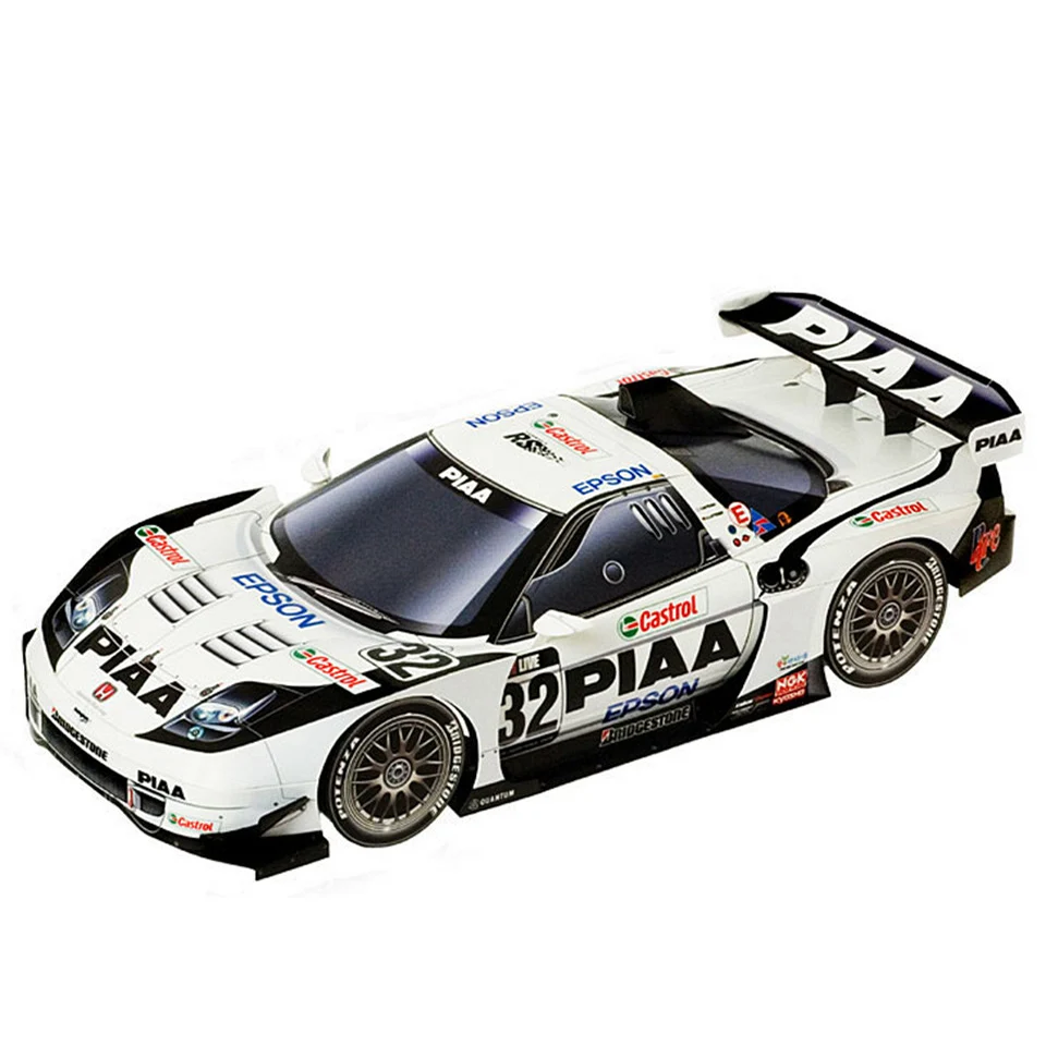 WRC 2004 PIAA NSX 1:24 Paper Model Car, Dakar World Rally Racing Origami Art, Handmade 3D Papercraft DIY Craft ZX-122