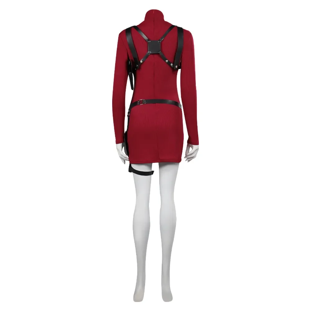 Weibliche Bewohnerin 4 ada Wong Cosplay Kostüm böse Kleid Outfits Fantasia Halloween Karneval Verkleidung Anzug für erwachsene Frauen Mädchen