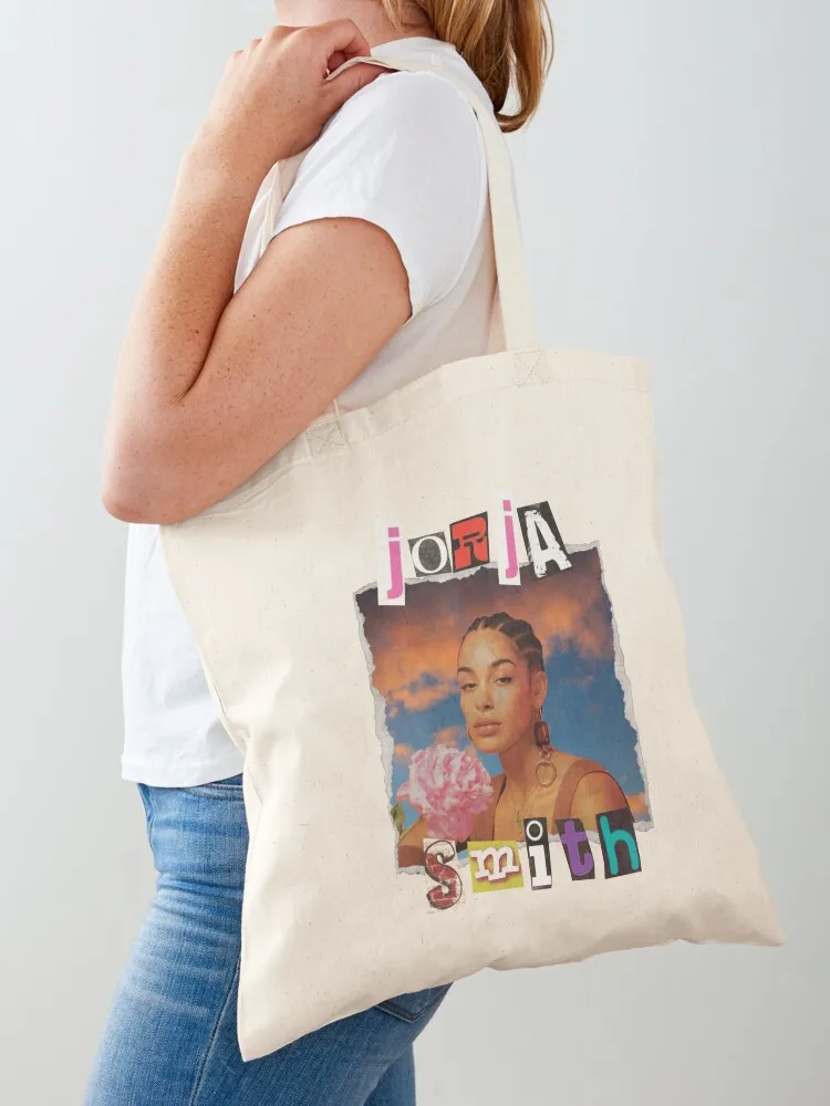 Jorja Smith Scrapbook Art Tote Bag women bag tote bag university bags luxury women custom canvas