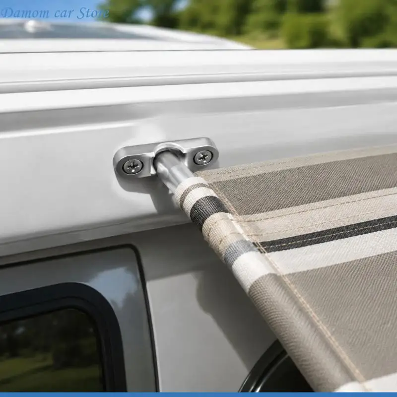 A2UC Awning Eyelets Tent Sunshade Fixing Buckle Curtain Hardware Clip for Motorhome Shade Panels, Stainless Steel