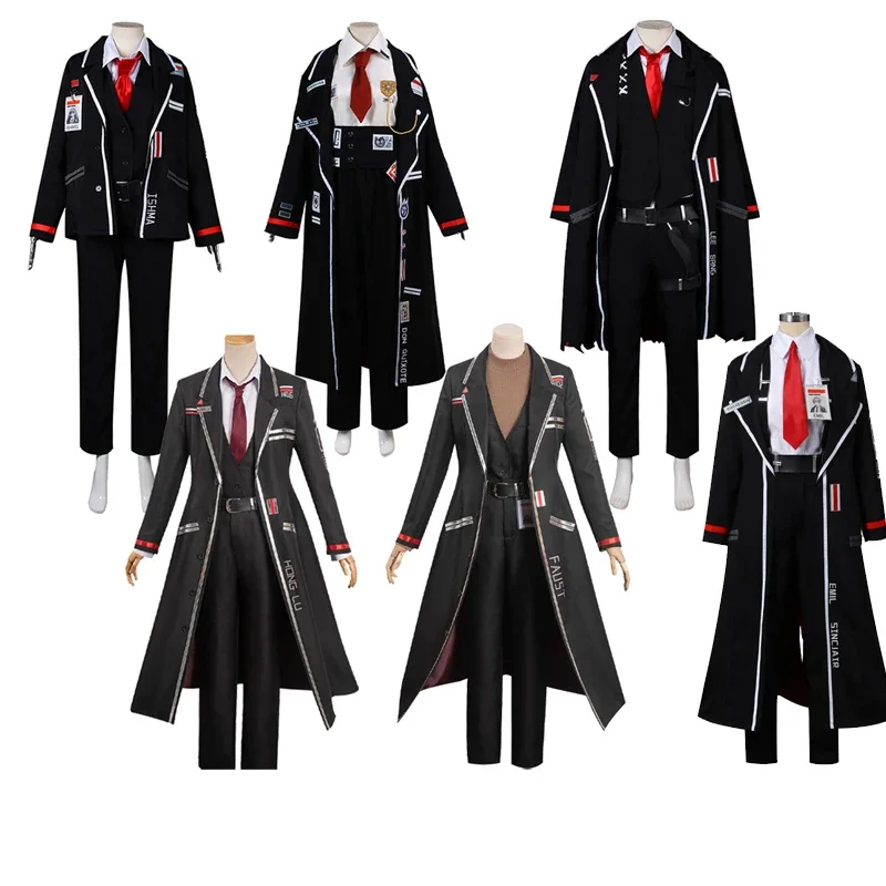 Limbus Company Uniform Ishmael Faust Yi Sang Cosplay Costume for Men Women Top Pants Coat Full Set Halloween Carnival Party Suit