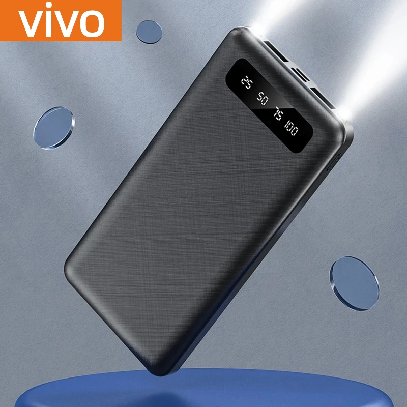 VIVO 200000mAh قوة البنك 120W سوبر شحن سريع البطارية عالية السعة شاشة ديجيتال قوة البنك آيفون سامسونج هواوي