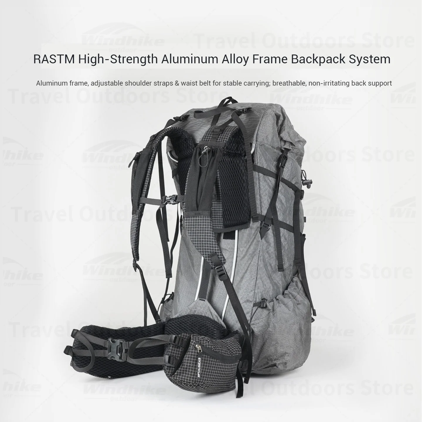 3F UL GEAR Yue45-Ultra Outdoor 45+10L Ultralight Backpack