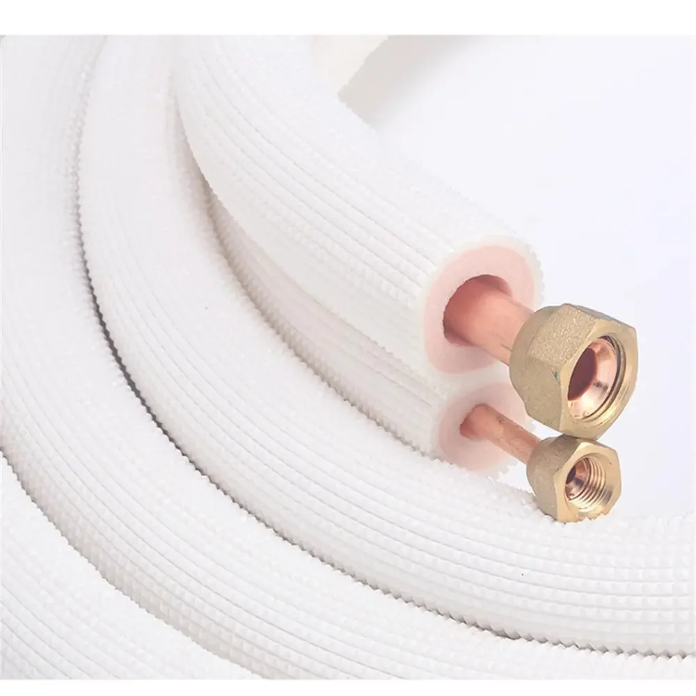 에어컨 구리 파이프 연결 파이프, 가정용 고정 주파수 변환, 길고 두꺼운, 6mm, 10mm x 300cm
