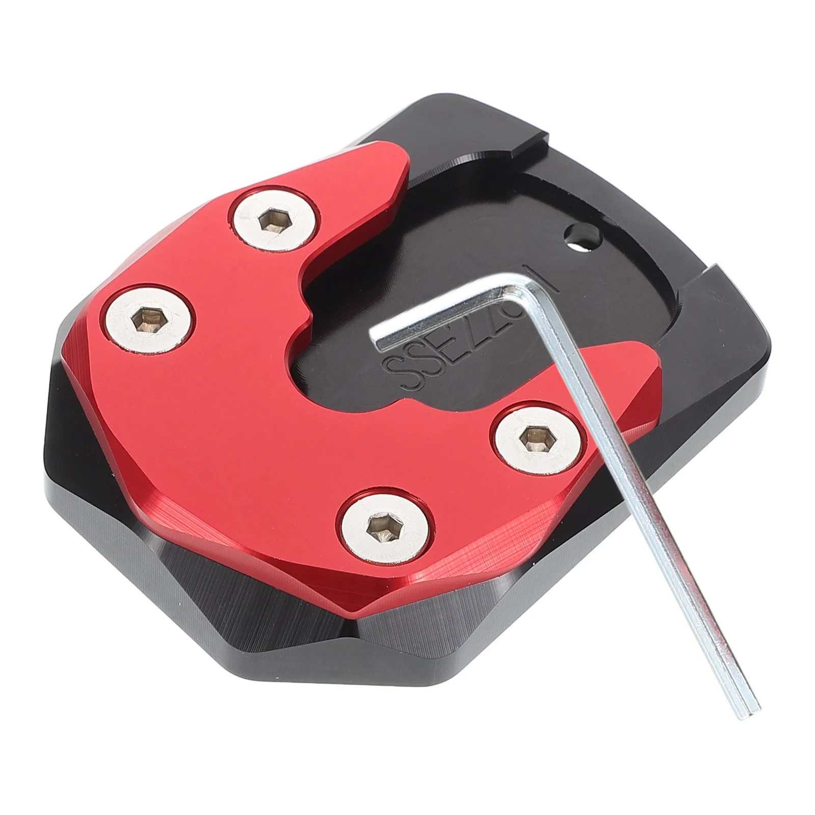 

Accessories Side Stand Extension Plate Foot Support Parking Motorbike Kickstand Extender Accessory Motorcycle Part Durable Metal