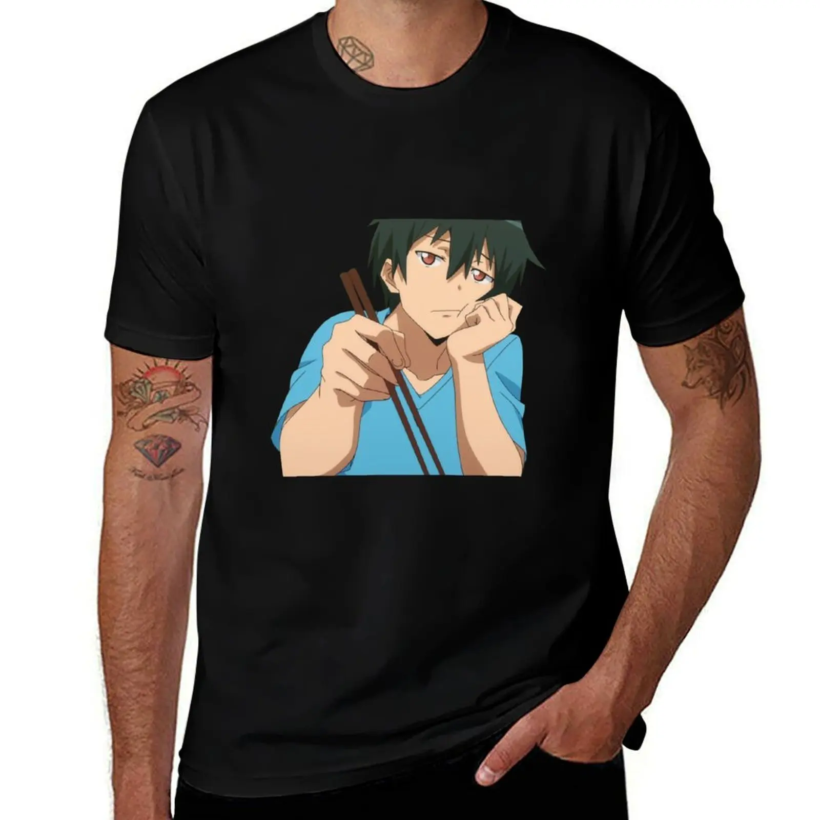 

Sadao Maou (The Devil Is a Part-Timer!) T-Shirt man t shirts for men T-Shirt