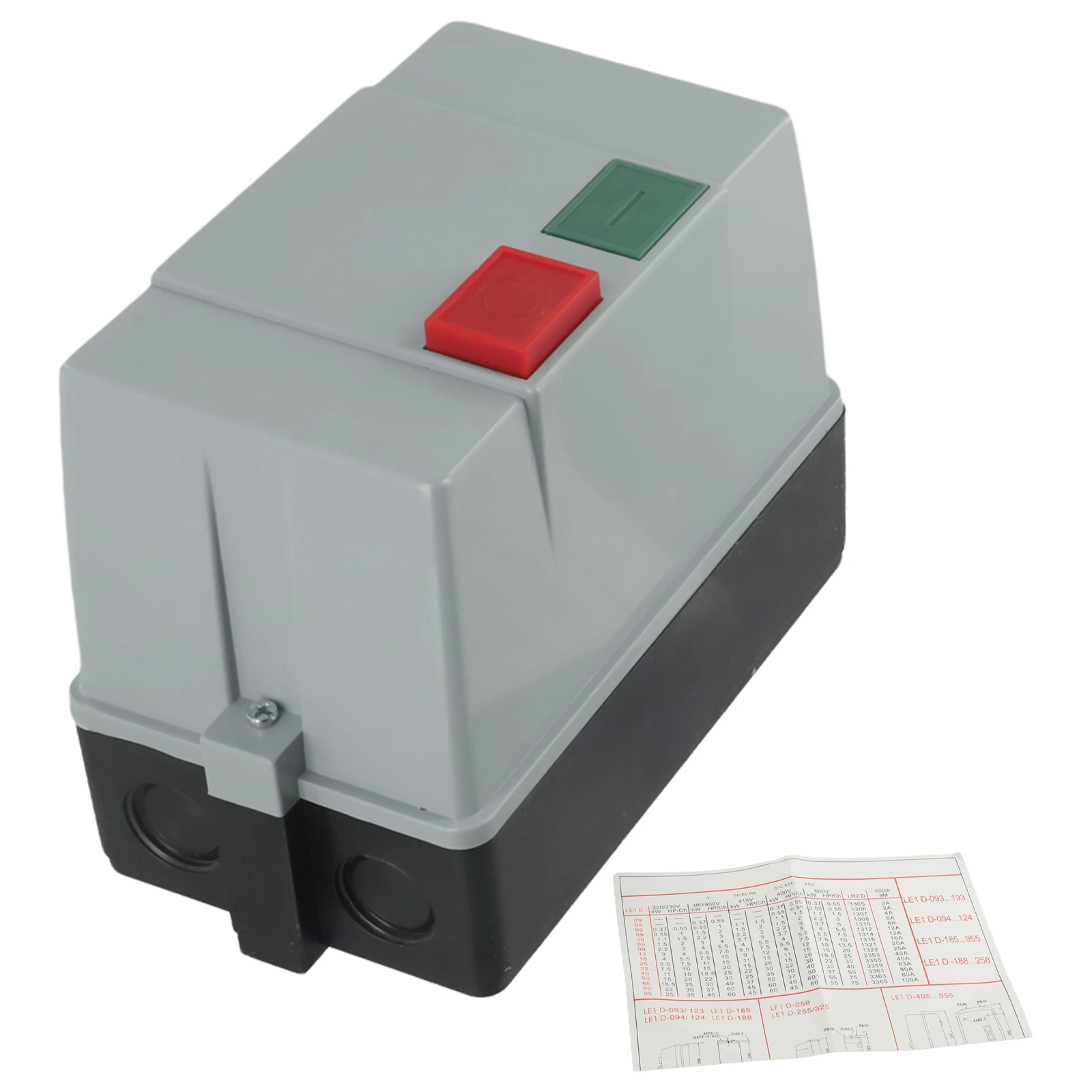 Waterproof Motor Starter Magnetic Single V Starter Engine Starting Switch Widely Compatible Phase Motor Protection Specification