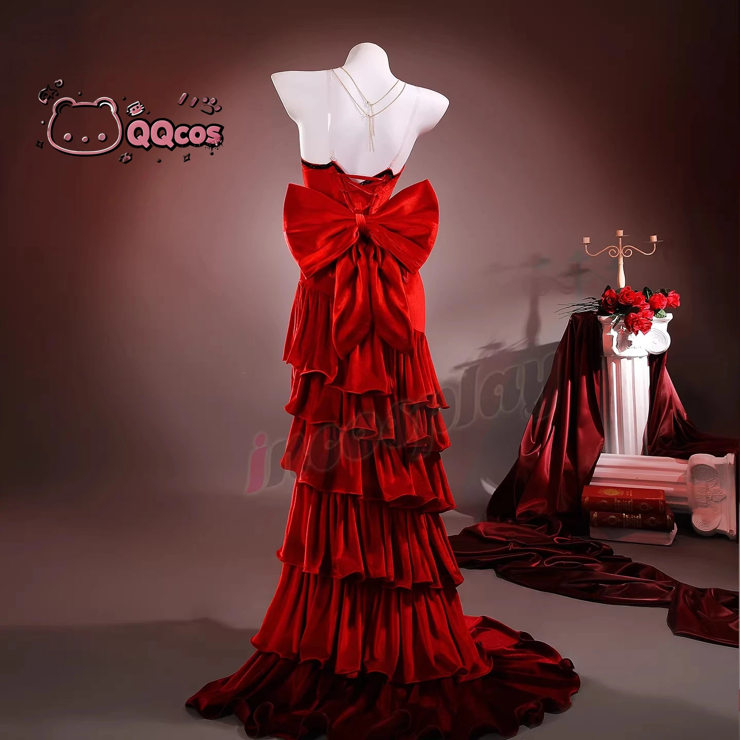 

Косплей-костюм по игре FF7 Remake: Аэрис Гейнсборо, сексуальный полный комплект, размеры S-XXXL, QQcos.