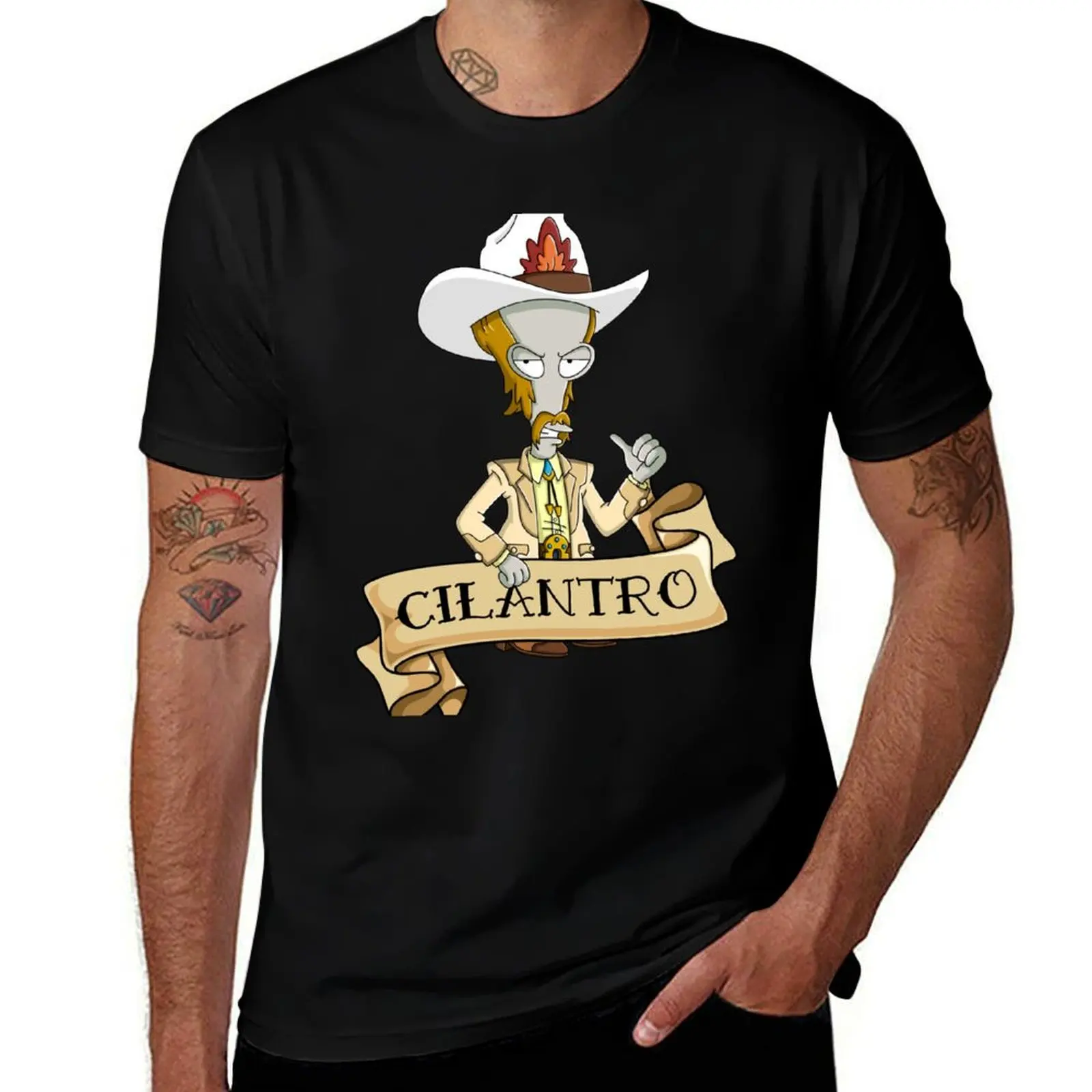 Roy Rogers McFreely - Cilantro T-Shirt Casual Work Wear T-Shirt