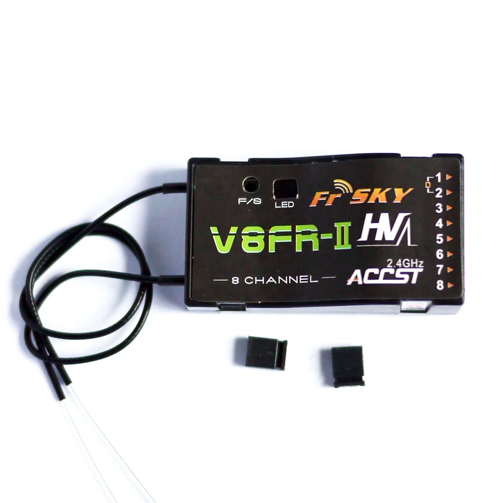 FrSky 2.4GHz ACCST V8 D8 Mode V8FR-II HV 8CH Receiver Compatible with X7 X9DP MultiTX Radiomaster TX16S Jumper Radio Transmitter