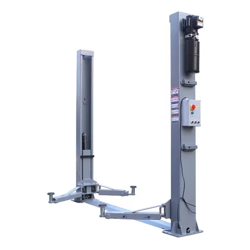 4 Ton Two Post Double Cylinder Hydraulic Car Lift Double Manual Unlock4000kg Lifting Capacity