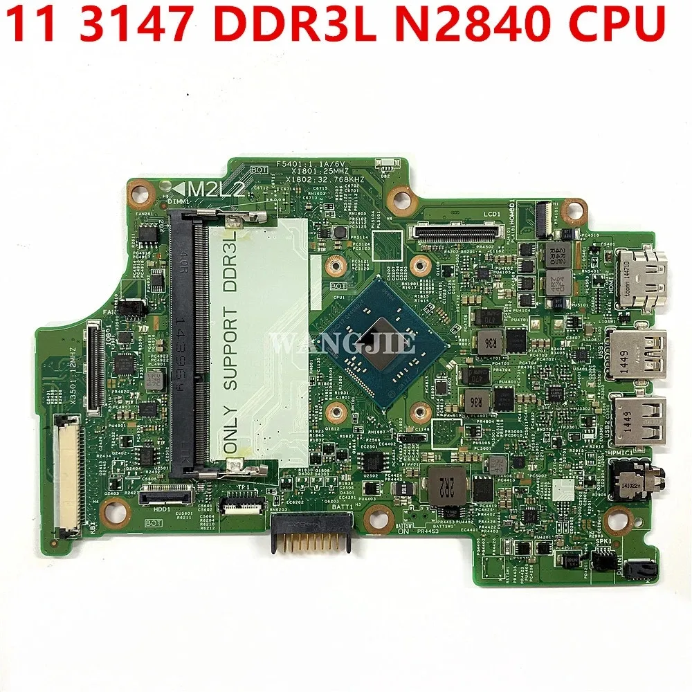 13270-1 FOR DELL Inspiron 11 3147 Laptop Motherboard XFXPN 0XFXPN CN-0XFXPN DDR3L W/ N2840 CPU 100% Fully Tested