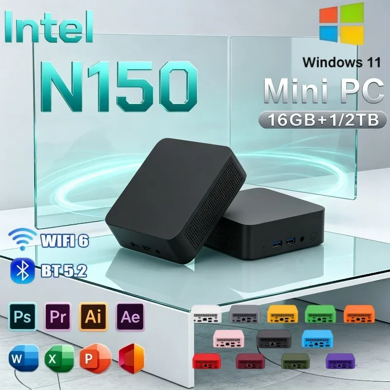 2026-intel-n150-tiny-portable-mini-pc-16gb-ram-2tb-ssd-windows-11-bluetooth52-wifi6-mini-desktop-for-home-leisure-office-tasks