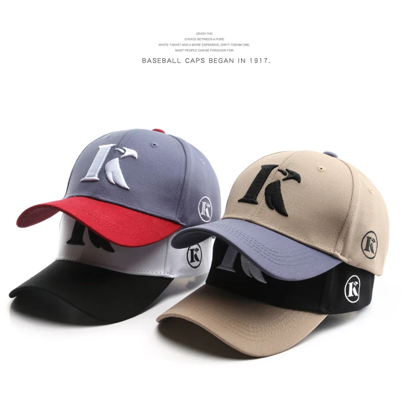 Casual Multicolor Baseball Caps Cotton Cap Snapback Hip Hop Fitted Cap Men Women Outdoor Sport Caps Spring Sun Protection Hat