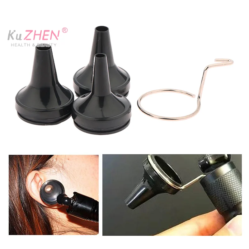 Medical Reusable Adult Child Non Disposable Speculum Earmuff Otoscope Accessory Ear Tip Funnel Nozzle Specula Cone Replacement