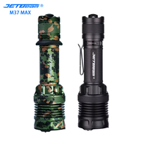 Jetbeam M37 MAX High Performance With 3 Tail Buttons Tactical Flashlight Rechargeable Led Flashlights Edc Torch Light