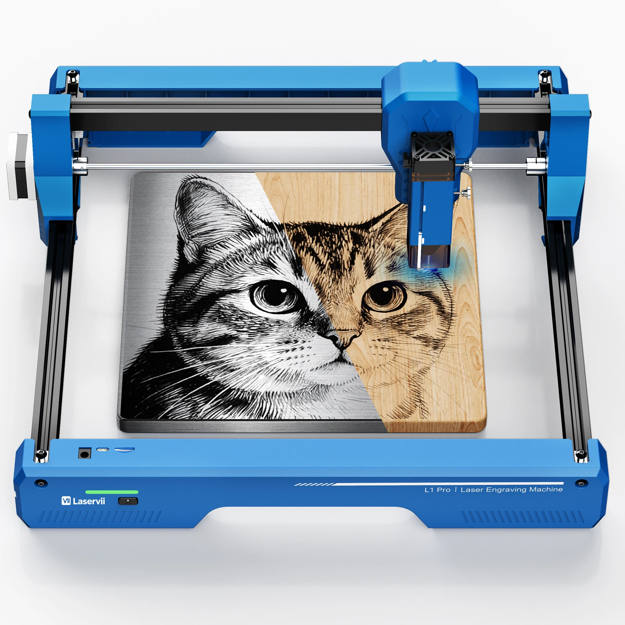 Laservii L1 Pro 7/12W Laser Engraver CNC Home DIY Laser Cutter Engraver Metal Laser Engraving Machine For Acrylic Wood Cutting