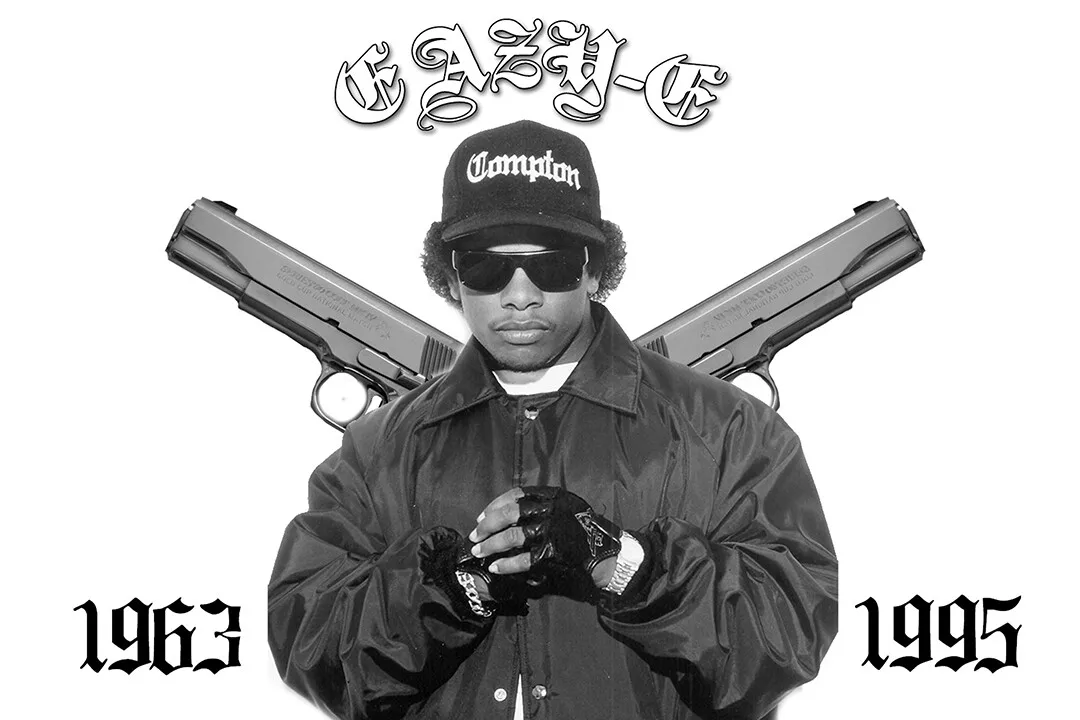 EAZY-E POSTER - EAZY E GUN SHOT Posters Wall Art Rome Decoration