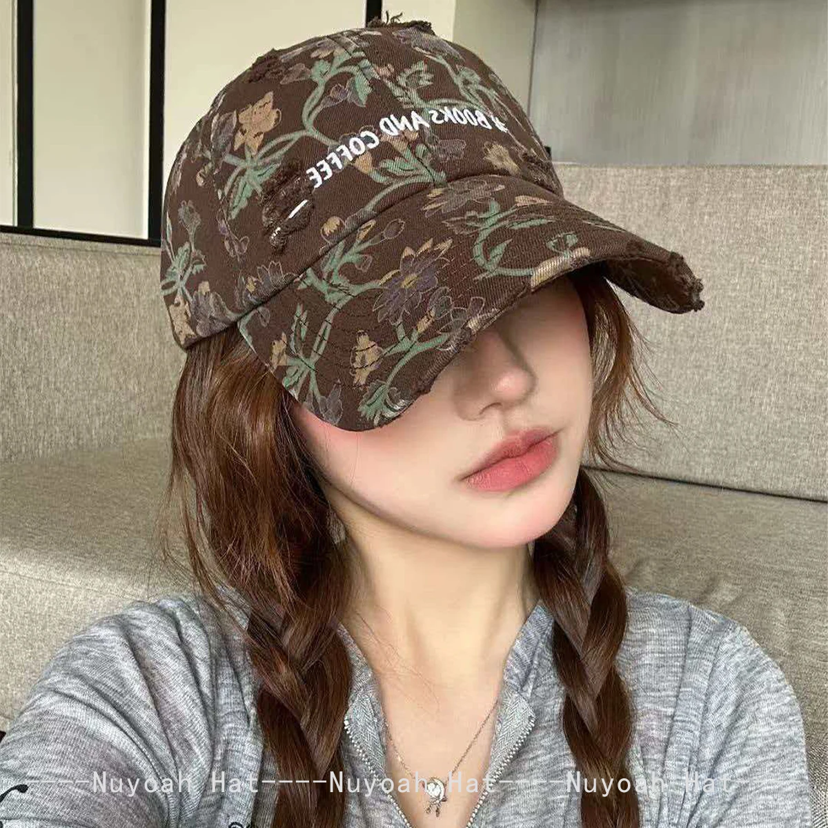 New Men Women Camouflage Flowers Star Letter Embroidery Baseball Hats Sunshade ins Versatile Personal Peaked Caps Fashion Retro 4