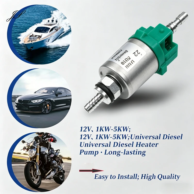 Bomba de Combustible Universal Ultra Silenciosa de Metal de 12V 5KW para Calefacción de Coche, Bomba de Aire para Calefacción Diésel, Repuesto para Kia, Hyundai, VW GOLF, Audi