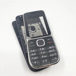 New Full Housing Case Cover For Nokia C2-01 Battery Cover Housing Case With Keyboard