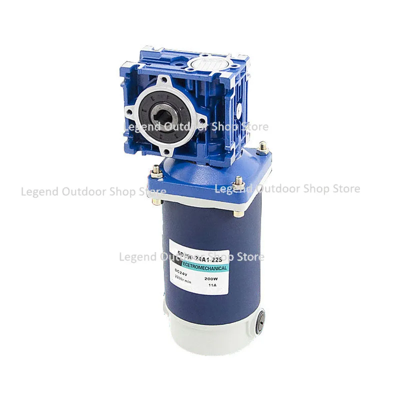 200W 12V 24V DC Schneckengetriebe-Reduziermotor RV30 DC-Getriebemotor RV30 Selbstgetriebe-Single-Lock-Wellenrotation CW CCW