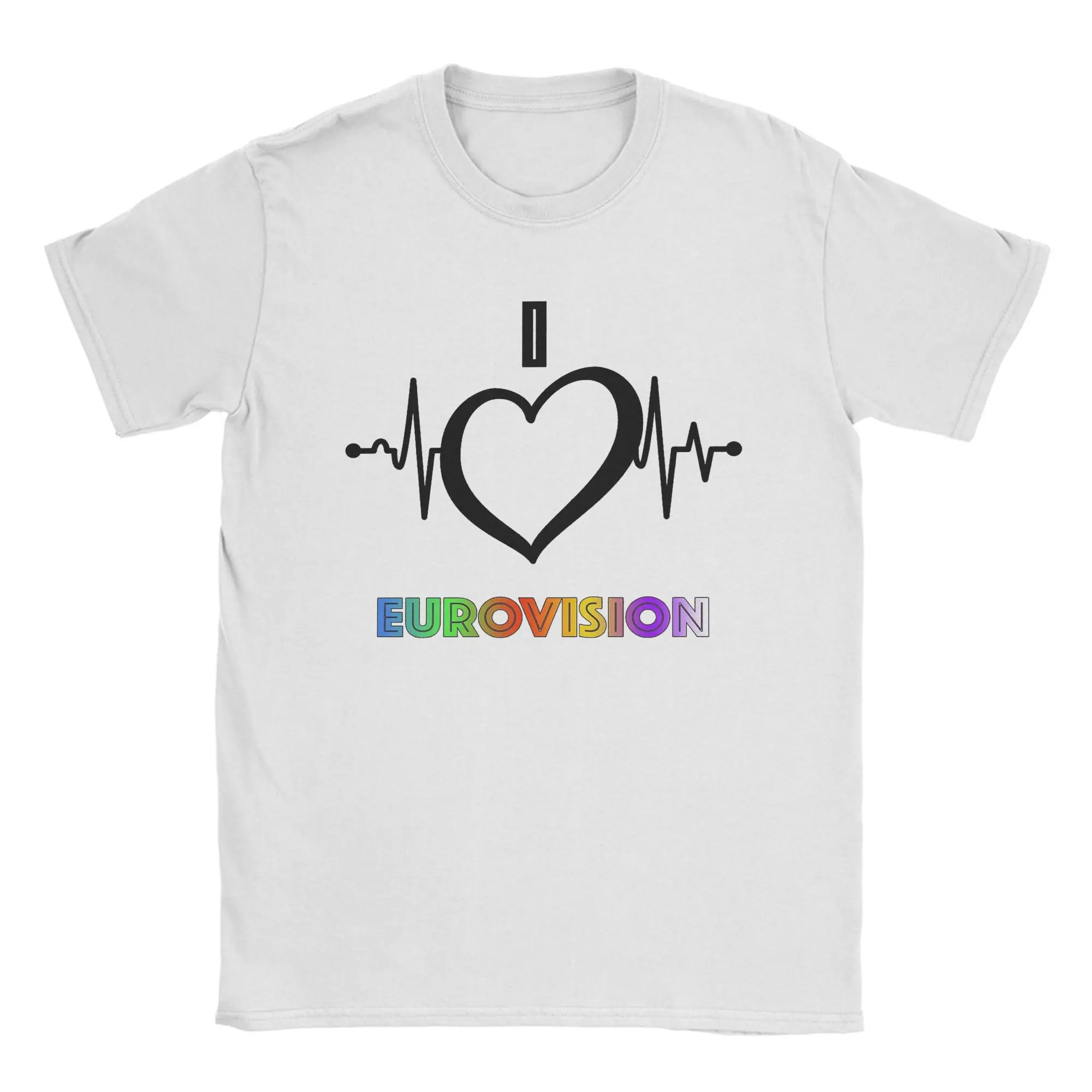 

Eurovision Song Contest T-Shirt Beach Hip Hop T-Shirts Adult Cotton Round Neck 5XL 6XL Top Tees Short Sleeve Y2K Funny Tshirt