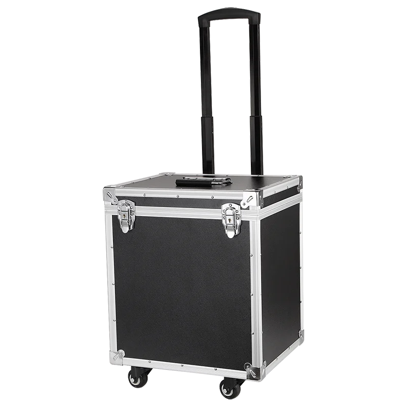 xx-Customizable Hardware Portable Briefcase Handle Road Cable Trunk Aluminum Flight Case with Wheels