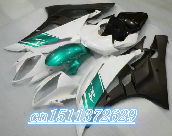 

Dor-high quality Green white fairing kits for R6 2006 2007 fairings set YZF R6 06 07 body D injection