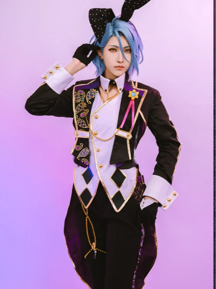 Himeru-Costumes de Cosplay Imbibés pour Hommes et Femmes, Ensemble Stars, Hakaze, Kaoru Anime, Vêtements de Jeu, ixd'Halloween, Beau, Nouveau